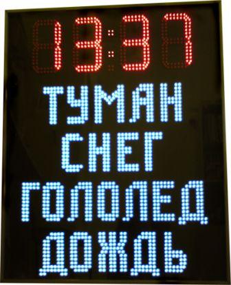 табло погодных условий